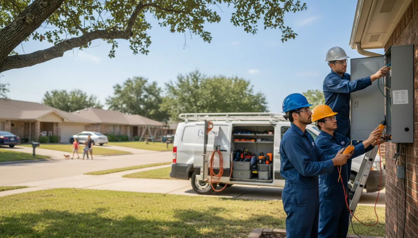 Certified electrician providing emergency electrical services in Little Falls, MN
